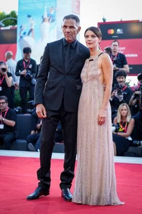 Elisa red carpet during the 82nd Venice International Film Festival in Venice, Italy on 04 September 2025. Barbara Ronchi and Roschdy Zem attend attends the Elisa red carpet during the 82nd Venice International Film Festival in Venice, Italy on 04 September 2025., Credit:Stefano Costantino TTL Avalon Italy, Venice  Copyright: xStefanoxCostantinoxTTLx xAvalonx 1034242880