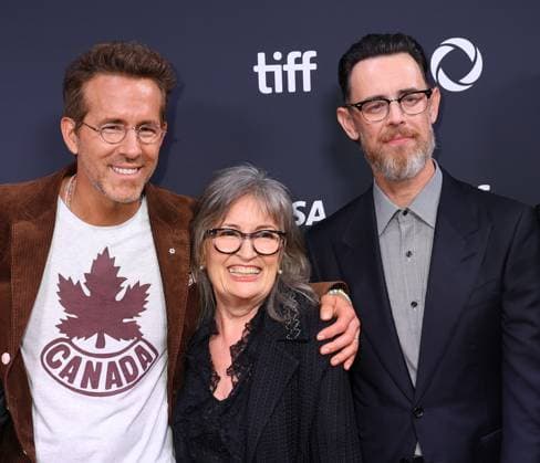 50eme Festival du Film de Toronto 05 Septembre 2025 50th Toronto International Film Festival Red carpet of the film John Candy I like me Ryan Reynolds, Rosemary Candy and Colin Hanks 448338 2025 09 04 Toronto Canada  Copyright: xIsabellexVautierx xStarfacex STAR_448338_103