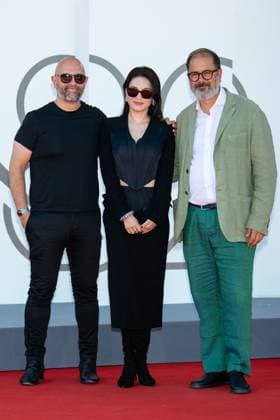 82nd Venice Film Festival Red carpet of the movie -Nuhai (Girl)- Palazzo del Cinema - Venice Lido, Italy guest;Shu Qi;Andrea Romeo 82nd Venice Film Festival Red carpet of the movie -Nuhai (Girl)- Palazzo del Cinema - Venice Lido, Italy 4th September 2025  Copyright: xSGPx