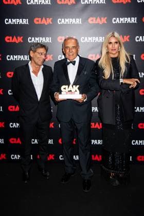 82nd Venice Film Festival Ciak Award - Photocall Venice Lido, Italy Flavio Natalia;Alberto Barbera;Tiziana Rocca 82nd Venice Film Festival Ciak Award - Photocall Venice Lido, Italy 4th September 2025  Copyright: xSGPx