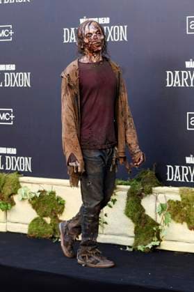 Zombie Cosplayer bei der Weltpremiere der 3. Staffel der AMC Serie The Walking Dead: Daryl Dixon im Cine Callao. Madrid, 04.09.2025