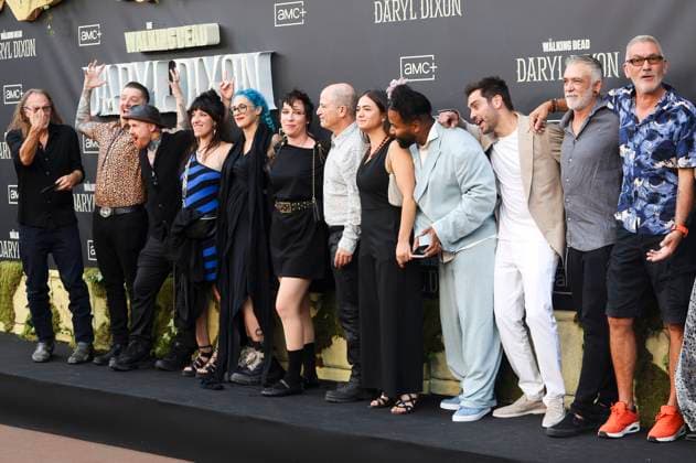 Greg Nicotero und Team bei der Weltpremiere der 3. Staffel der AMC Serie The Walking Dead: Daryl Dixon im Cine Callao. Madrid, 04.09.2025
