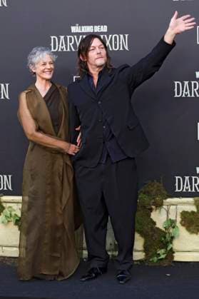 Melissa McBride und Norman Reedus bei der Weltpremiere der 3. Staffel der AMC Serie The Walking Dead: Daryl Dixon im Cine Callao. Madrid, 04.09.2025