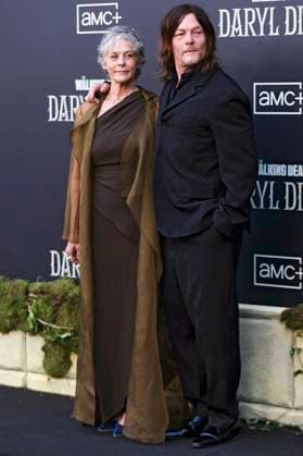 Melissa McBride und Norman Reedus bei der Weltpremiere der 3. Staffel der AMC Serie The Walking Dead: Daryl Dixon im Cine Callao. Madrid, 04.09.2025