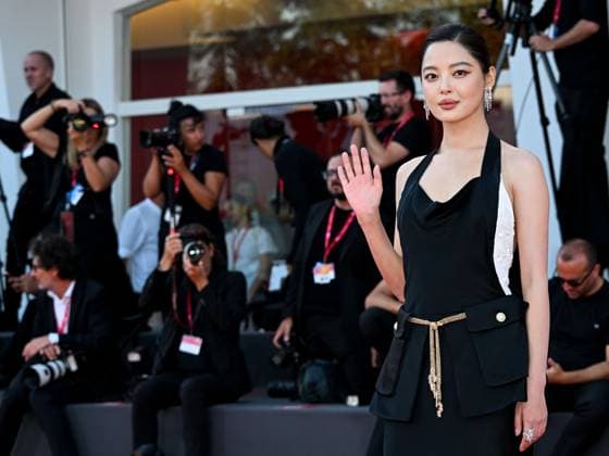 Venice, 82nd Venice International Film Festival 2025 - Evening 10. red carpet of the film Ri Gua Zhong Tian (The Sun Rises On Us All) - In the photo: Xin Zhilei  Copyright: xSimonexComix xipa-agency.netx xPoolxPhotoxEventsx06x IPA_Agency_IPA64227107