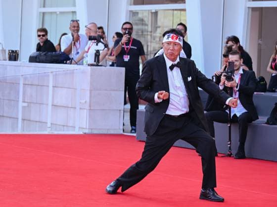 Venice, ITALY: Venice, 82nd Venice International Film Festival 2025 - Evening 10. Red carpet for the film Ri Gua Zhong Tian (The Sun Rises On Us All) - Pictured: Daisuke Tarutani Venice ITALY  - ZUMAp169 20250905_zea_p169_743 Copyright: xSimonexComix