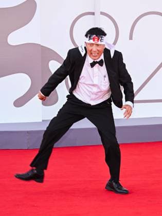 Venice, ITALY: Venice, 82nd Venice International Film Festival 2025 - Evening 10. Red carpet for the film Ri Gua Zhong Tian (The Sun Rises On Us All) - Pictured: Daisuke Tarutani Venice ITALY  - ZUMAp169 20250905_zea_p169_748 Copyright: xSimonexComix