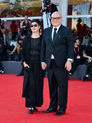 Venice, 82nd Venice International Film Festival 2025 - Evening 10. red carpet of the film Ri Gua Zhong Tian (The Sun Rises On Us All) - In the photo: Cai Shangjun and Ma Shuang  Copyright: xSimonexComix xipa-agency.netx xPoolxPhotoxEventsx06x IPA_Agency_IPA64227115