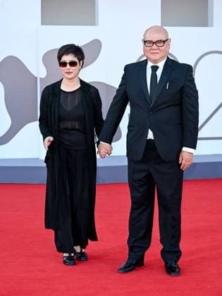 Venice, 82nd Venice International Film Festival 2025 - Evening 10. red carpet of the film Ri Gua Zhong Tian (The Sun Rises On Us All) - In the photo: Cai Shangjun and Ma Shuang  Copyright: xSimonexComix xipa-agency.netx xPoolxPhotoxEventsx06x IPA_Agency_IPA64227116