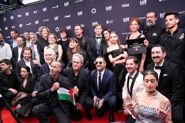 2025 Toronto International Film Festival - Palestine 36 TORONTO, CANADA - SEPTEMBER 5 : Cast and crew attend the premiere of ‘Palestine 36’ during the 2025 Toronto International Film Festival at Roy Thomson Hall in Toronto, Ontario, Canada on September 5, 2025. Mert Alper Dervis Anadolu Ontario Canada. Editorial use only. Please get in touch for any other usage.  Copyright: x2025xAnadoluxMertxAlperxDervisx