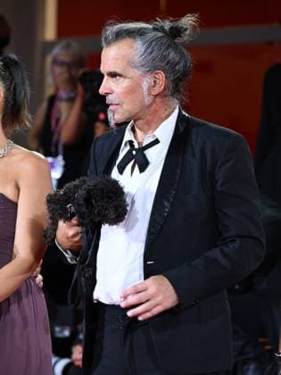 Venice, 82nd Venice International Film Festival 2025 - Evening 10. Red Carpet of the film Piero Pelù. Rumore Dentro . In the photo Piero Pelù with his dog  Copyright: xManuelexMangiarottix xipa-agency.netx xPoolxPhotoxEventsx06x IPA_Agency_IPA64231255