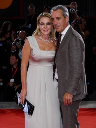 Venice, 82nd Venice International Film Festival 2025 - Evening 10 - Red Carpet for the film L Isola di Andrea Pictured: Riccardo Sangiuliano, Claudia Gerini  Copyright: xAlbertoxTerenghi PoolxPhotoxEventsx06x xipa-agency.netx xPoolxPhotoxEventsx06x IPA_Agency_IPA64233460