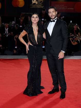Venice, 82nd Venice International Film Festival 2025 - Evening 10 - Red Carpet for the film Silent Friend Pictured: Teresa Langella, Andrea Dal Corso  Copyright: xAlbertoxTerenghi PoolxPhotoxEventsx06x xipa-agency.netx xPoolxPhotoxEventsx06x IPA_Agency_IPA64236379