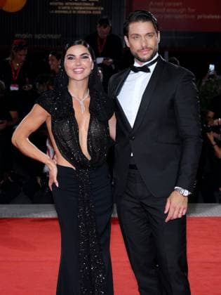 Venice, 82nd Venice International Film Festival 2025 - Evening 10 - Red Carpet for the film Silent Friend Pictured: Teresa Langella, Andrea Dal Corso  Copyright: xAlbertoxTerenghi PoolxPhotoxEventsx06x xipa-agency.netx xPoolxPhotoxEventsx06x IPA_Agency_IPA64236406
