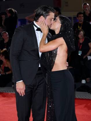 Venice, 82nd Venice International Film Festival 2025 - Evening 10 - Red Carpet for the film Silent Friend Pictured: Teresa Langella, Andrea Dal Corso  Copyright: xAlbertoxTerenghi PoolxPhotoxEventsx06x xipa-agency.netx xPoolxPhotoxEventsx06x IPA_Agency_IPA64236577
