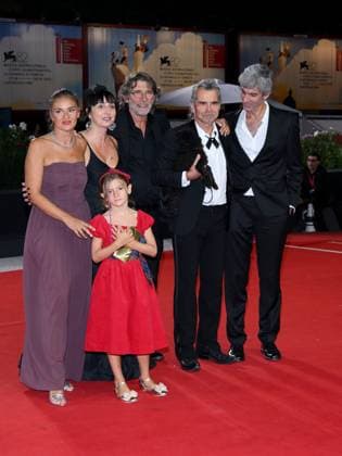Venice, 82nd Venice International Film Festival 2025 - Evening 10 - Red Carpet for Piero Pelù s film Rumore Dentro (Pictured: Valentina Parigi, Franco Di Sarro, Piero Pelù, Francesco Fei, Pietro Fuccio)  Copyright: xAlbertoxTerenghi PoolxPhotoxEventsx06x xipa-agency.netx xPoolxPhotoxEventsx06x IPA_Agency_IPA64236760