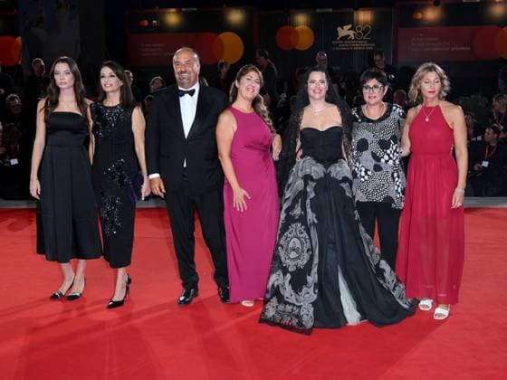 Venice, 82nd Venice International Film Festival 2025 - evening 10 - red carpet of the film Silent Friend Pictured: Silvia Salemi, guests  Copyright: xAlbertoxTerenghi PoolxPhotoxEventsx06x xipa-agency.netx xPoolxPhotoxEventsx06x IPA_Agency_IPA64237307