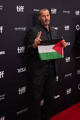 September 5, 2025, Toronto, Ontario, Canada: Saleh Bakri attends the red carpet for the Palestine 36 premiere during the 2025 Toronto International Film Festival at Roy Thomson Hall. on September 5, 2025 in Toronto, Canada. Toronto Canada - ZUMAe321 20250905_zea_e321_006 Copyright: xLeonardoxRamirezx