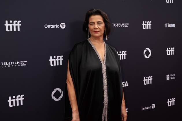 September 5, 2025, Toronto, Ontario, Canada: Hiam Abbass attends the red carpet for the Palestine 36 premiere during the 2025 Toronto International Film Festival at Roy Thomson Hall. on September 5, 2025 in Toronto, Canada. Toronto Canada - ZUMAe321 20250905_zea_e321_025 Copyright: xLeonardoxRamirezx