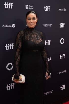 September 5, 2025, Toronto, Ontario, Canada: Yasmine Al Massri attends the red carpet for the Palestine 36 premiere during the 2025 Toronto International Film Festival at Roy Thomson Hall. on September 5, 2025 in Toronto, Canada. Toronto Canada - ZUMAe321 20250905_zea_e321_048 Copyright: xLeonardoxRamirezx