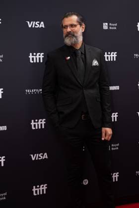 September 5, 2025, Toronto, Ontario, Canada: Ossama Bawardi attends the red carpet for the Palestine 36 premiere during the 2025 Toronto International Film Festival at Roy Thomson Hall. on September 5, 2025 in Toronto, Canada. Toronto Canada - ZUMAe321 20250905_zea_e321_061 Copyright: xLeonardoxRamirezx