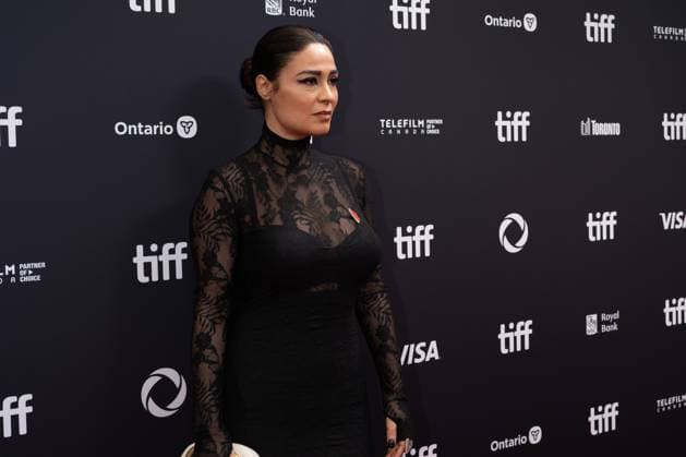 September 5, 2025, Toronto, Ontario, Canada: Yasmine Al Massri attends the red carpet for the Palestine 36 premiere during the 2025 Toronto International Film Festival at Roy Thomson Hall. on September 5, 2025 in Toronto, Canada. Toronto Canada - ZUMAe321 20250905_zea_e321_071 Copyright: xLeonardoxRamirezx