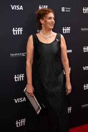 September 5, 2025, Toronto, Ontario, Canada: Director Annemarie Jacir attends the red carpet for the Palestine 36 premiere during the 2025 Toronto International Film Festival at Roy Thomson Hall. on September 5, 2025 in Toronto, Canada. Toronto Canada - ZUMAe321 20250905_zea_e321_074 Copyright: xLeonardoxRamirezx