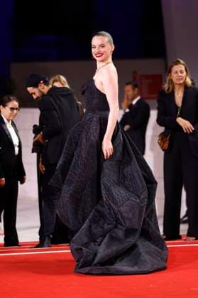 bei der Premiere des Kinofilms Silent Friend Stille Freundin auf der Biennale di Venezia 2025 82. Internationale Filmfestspiele von Venedig im Palazzo del Cinema. Venedig, 05.09.2025