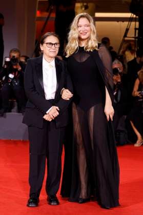 Ildiko Enyedi und Lea Seydoux bei der Premiere des Kinofilms Silent Friend Stille Freundin auf der Biennale di Venezia 2025 82. Internationale Filmfestspiele von Venedig im Palazzo del Cinema. Venedig, 05.09.2025