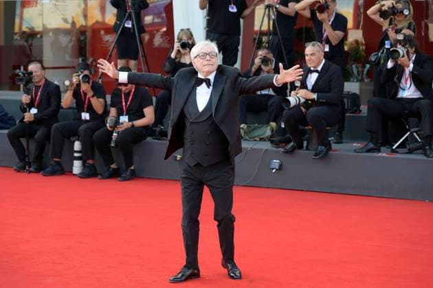The sun rises on us all red carpet in Venice Lido - 05 Sep 2025 Nino D Angelo attends The sun rises on us all red carpet during the 82nd Venice Film Festival at Palazzo del Cinema. Venice Lido Italy Copyright: xMarioxCartellix xSOPAxImagesx _DSC7004