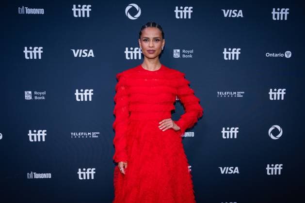 September 5, 2025, Toronto, On, Canada: Gugu Mbatha-Raw walks the red carpet at the premiere of Fuze at the Toronto International Film Festival, in Toronto on Friday, September 5, 2025. Toronto Canada  - ZUMAc35_ 20250905_zaf_c35_129 Copyright: xArlynxMcadoreyx