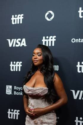 September 5, 2025, Toronto, On, Canada: Mallori Johnson arrives on the red carpet for Steal Away at the Toronto International Film Festival in Toronto on Friday, September 5, 2025. Toronto Canada  - ZUMAc35_ 20250905_zaf_c35_139 Copyright: xLauraxProctorx