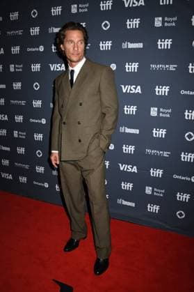 TORONTO, CA - SEPTEMBER 05: Matthew McConaughey at the premiere of The Lost Bus during the 2025 Toronto International Film Festival at Princess of Wales Theatre on September 05, 2025 in Toronto, Canada. Copyright: xMediaPunchx
