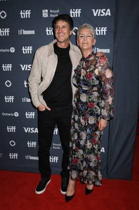 TORONTO, CA - SEPTEMBER 05: Jamie Erlicht and Jamie Lee Curtis at the premiere of The Lost Bus during the 2025 Toronto International Film Festival at Princess of Wales Theatre on September 05, 2025 in Toronto, Canada. Copyright: xMediaPunchx