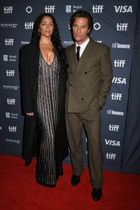 TORONTO, CA - SEPTEMBER 05: Camila Alves McConaughey and Matthew McConaughey at the premiere of The Lost Bus during the 2025 Toronto International Film Festival at Princess of Wales Theatre on September 05, 2025 in Toronto, Canada. Copyright: xMediaPunchx