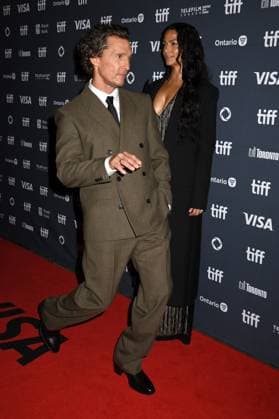 TORONTO, CA - SEPTEMBER 05: Camila Alves McConaughey and Matthew McConaughey at the premiere of The Lost Bus during the 2025 Toronto International Film Festival at Princess of Wales Theatre on September 05, 2025 in Toronto, Canada. Copyright: xMediaPunchx