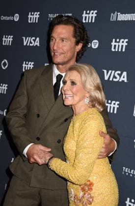 TORONTO, CA - SEPTEMBER 05: Matthew McConaughey and Mary Kathlene McCabe at the premiere of The Lost Bus during the 2025 Toronto International Film Festival at Princess of Wales Theatre on September 05, 2025 in Toronto, Canada. Copyright: xMediaPunchx