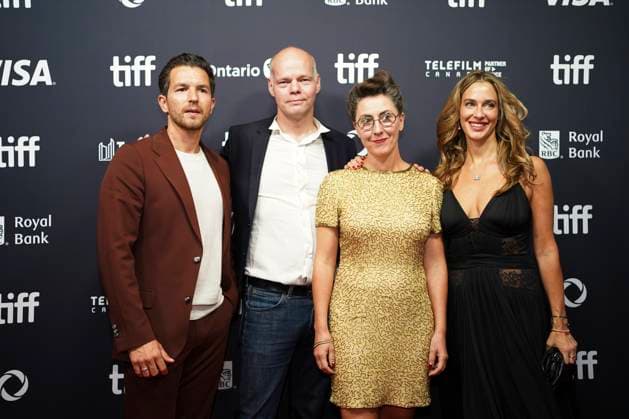 September 5, 2025, Toronto, Ontario, Canada: (L-T) Matteo SImon, Peter de Maegd, Sophie Winqvist, Cassia Baert attend the red carpet for the Ã¢â‚¬ËœSteal AwayÃ¢â‚¬â ¢ premiere during the 2025 Toronto International Film Festival at Royal Alexandra Theatre. on September 5, 2025 in Toronto, Canada. Toronto Canada - ZUMAe321 20250905_zea_e321_214 Copyright: xLeonardoxRamirezx