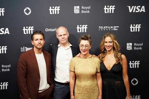 September 5, 2025, Toronto, Ontario, Canada: (L-T) Matteo SImon, Peter de Maegd, Sophie Winqvist, Cassia Baert attend the red carpet for the Ã¢â‚¬ËœSteal AwayÃ¢â‚¬â ¢ premiere during the 2025 Toronto International Film Festival at Royal Alexandra Theatre. on September 5, 2025 in Toronto, Canada. Toronto Canada - ZUMAe321 20250905_zea_e321_219 Copyright: xLeonardoxRamirezx