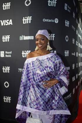 September 5, 2025, Toronto, Ontario, Canada: Gloria Mampuya attends the red carpet for the Ã¢â‚¬ËœSteal AwayÃ¢â‚¬â ¢ premiere during the 2025 Toronto International Film Festival at Royal Alexandra Theatre. on September 5, 2025 in Toronto, Canada. Toronto Canada - ZUMAe321 20250905_zea_e321_297 Copyright: xLeonardoxRamirezx