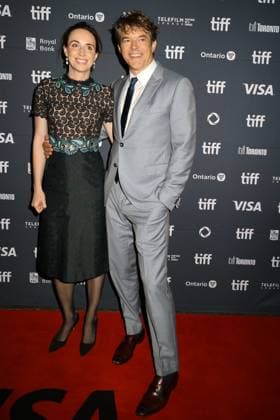 50th Toronto International Film Festival Red carpet of the film The lost bus Producer Jason Blum and his wife 448376 2025 09 05 Toronto Canada  Copyright: xIsabellexVautierx xStarfacex STAR_448376_037