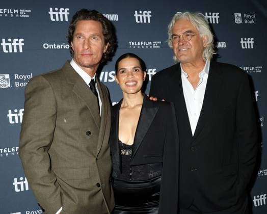 50th Toronto International Film Festival Red carpet of the film The lost bus Matthew McConaughey, America Ferrera and Paul Greengrass 448376 2025 09 05 Toronto Canada  Copyright: xIsabellexVautierx xStarfacex STAR_448376_088