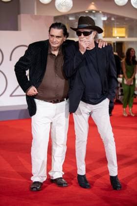 82nd Venice Film Festival Red carpet of the movie -Silent friend- Palazzo del Cinema - Venice Lido, Italy Stefano Pistolini;Francesco De Gregori 82nd Venice Film Festival Red carpet of the movie -Silent friend- Palazzo del Cinema - Venice Lido, Italy 5th September 2025  Copyright: xSGPx