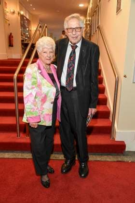 abb Reni Laur und Otfried Laur zu Gast bei der Theater Premiere von Der eingebildet Kranke am 90.Geburtstag von Dieter Hallervorden im Schlosspark Theater 05.09.2025 in Berlin Berlin Deutschland