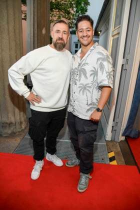 abb Buerger Lars Dietrich und mit seinem Sohn Sean zu Gast bei der Theater Premiere von Der eingebildet Kranke am 90.Geburtstag von Dieter Hallervorden im Schlosspark Theater 05.09.2025 in Berlin Berlin Deutschland