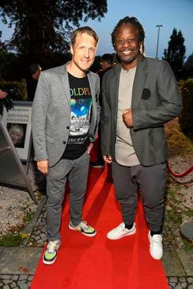 abb Oliver Pocher und Mola Adebisi zu Gast bei der Theater Premiere von Der eingebildet Kranke am 90.Geburtstag von Dieter Hallervorden im Schlosspark Theater 05.09.2025 in Berlin Berlin Deutschland