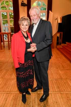 abb Dagmar Frederic und Ehemann Klaus Lenk zu Gast bei der Theater Premiere von Der eingebildet Kranke am 90.Geburtstag von Dieter Hallervorden im Schlosspark Theater 05.09.2025 in Berlin Berlin Deutschland