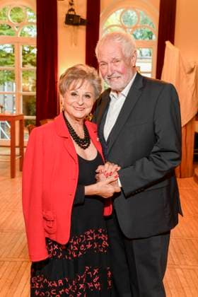 abb Dagmar Frederic und Ehemann Klaus Lenk zu Gast bei der Theater Premiere von Der eingebildet Kranke am 90.Geburtstag von Dieter Hallervorden im Schlosspark Theater 05.09.2025 in Berlin Berlin Deutschland