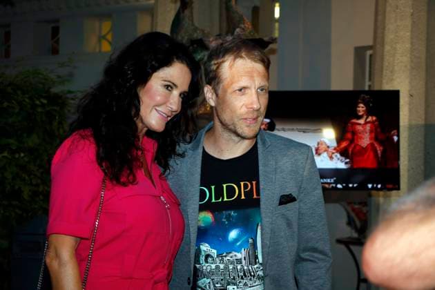 Mariella Ahrensund Oliver Pocher bei der Pemiere Der eingebilkdet Kranke und dem 90. Geburtstag von Dieter Hallervorden im Schloßparktheater in Berlinam 5.9.2025