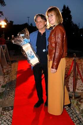 Wolfgang und Barbara Bahro bei der Pemiere Der eingebilkdet Kranke und dem 90. Geburtstag von Dieter Hallervorden im Schloßparktheater in Berlinam 5.9.2025